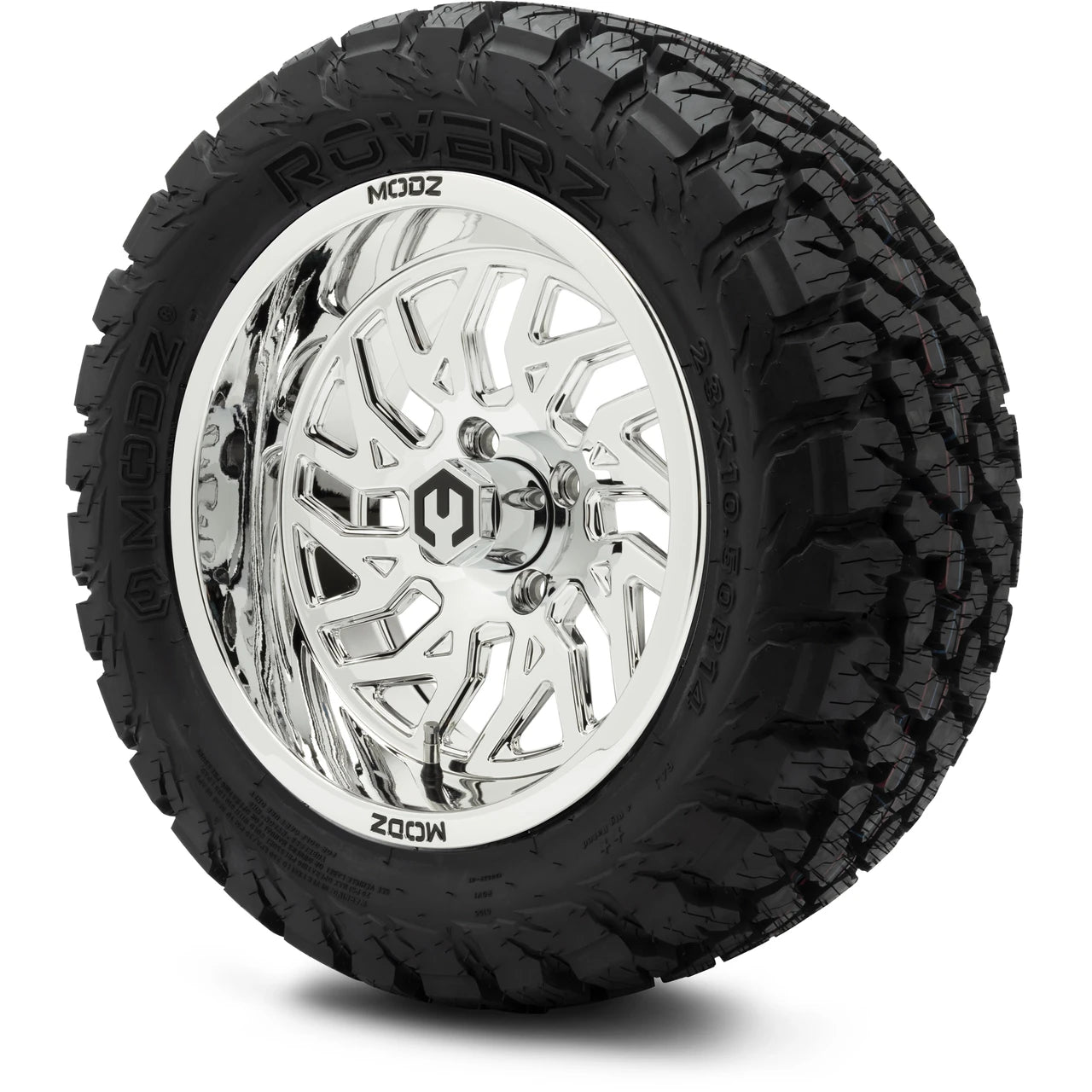 MODZ® 14" Carnage Chrome Wheels & Off-Road Tires Combo