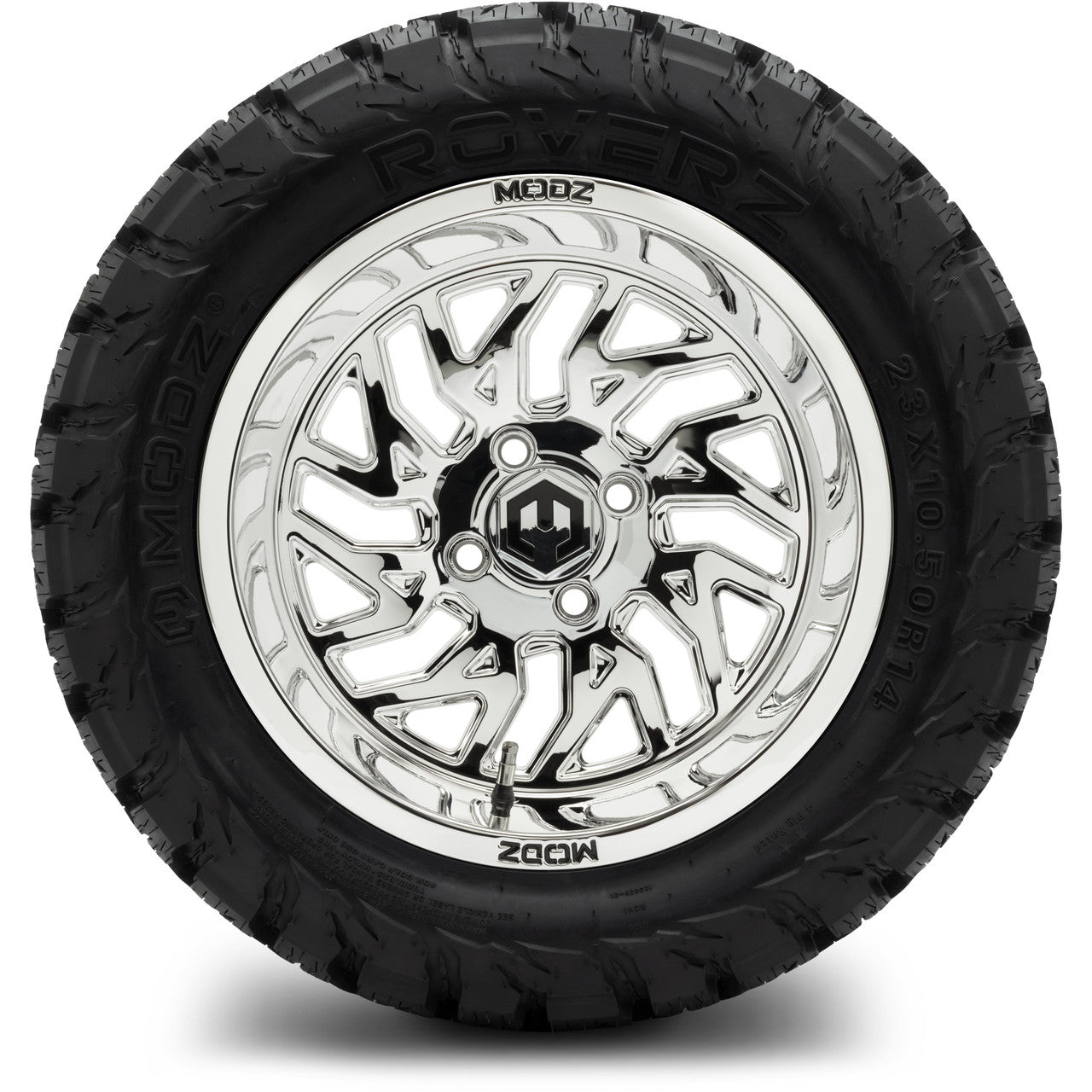 MODZ® 14" Carnage Chrome Wheels & Off-Road Tires Combo