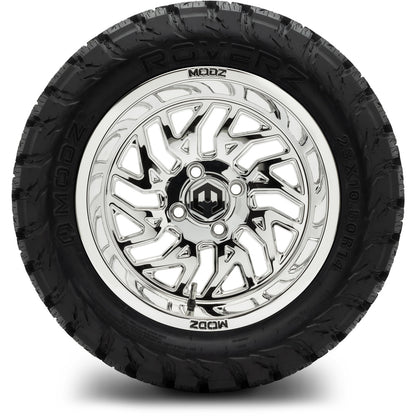 MODZ® 14" Carnage Chrome Wheels & Off-Road Tires Combo