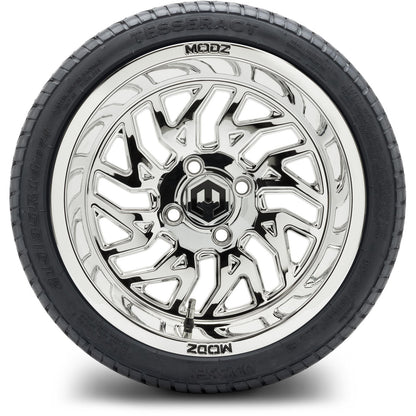 MODZ® 14" Carnage Chrome Wheels & Street Tires Combo