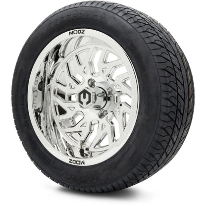 MODZ® 14" Carnage Chrome Wheels & Street Tires Combo