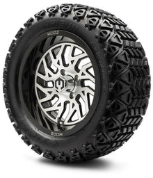 MODZ® 14" Carnage Machined Black Wheels & Off-Road Tires Combo