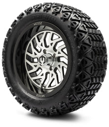 MODZ® 14" Carnage Machined Black Wheels & Off-Road Tires Combo