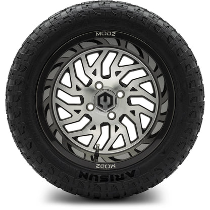 MODZ® 14" Carnage Machined Black Wheels & Off-Road Tires Combo