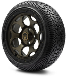 MODZ® 14" Militia Bronze Wheels & Street Tires Combo
