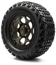 MODZ® 14" Militia Bronze Wheels & Off-Road Tires Combo