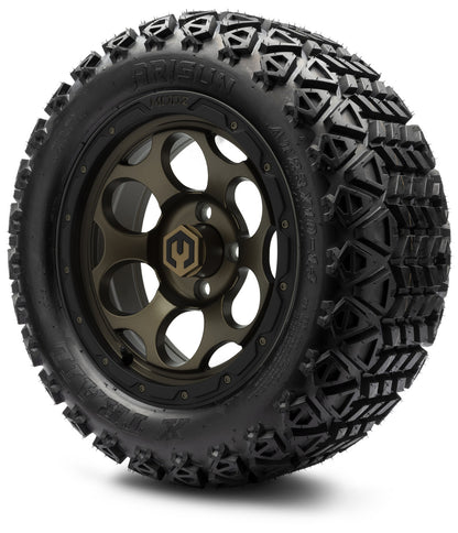 MODZ® 14" Militia Bronze Wheels & Off-Road Tires Combo