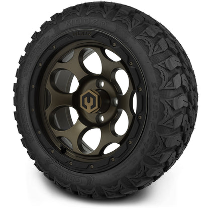 MODZ® 14" Militia Bronze Wheels & Off-Road Tires Combo