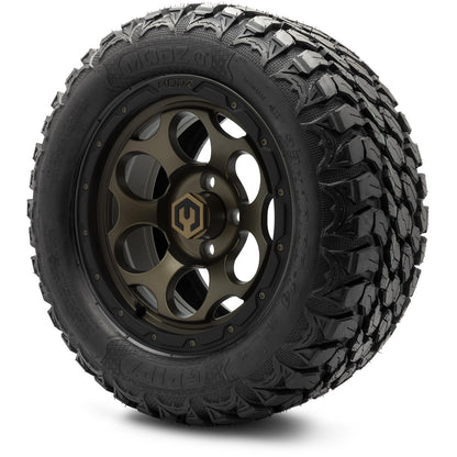 MODZ® 14" Militia Bronze Wheels & Off-Road Tires Combo