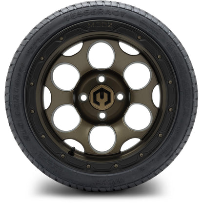 MODZ® 14" Militia Bronze Wheels & Street Tires Combo