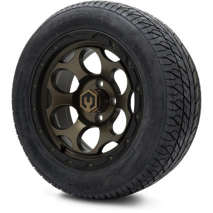 MODZ® 14" Militia Bronze Wheels & Street Tires Combo