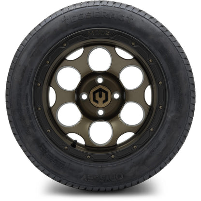 MODZ® 14" Militia Bronze Wheels & Street Tires Combo