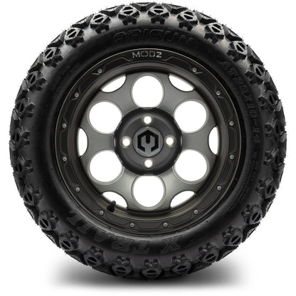 MODZ® 14" Militia Gunmetal Wheels & Off-Road Tires Combo