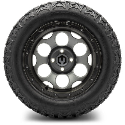 MODZ® 14" Militia Gunmetal Wheels & Off-Road Tires Combo