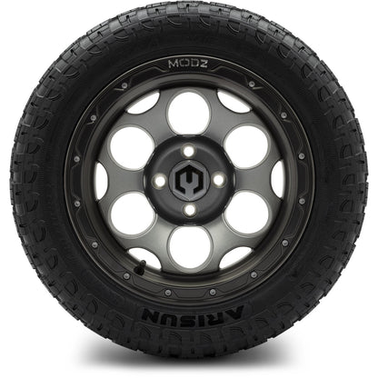 MODZ® 14" Militia Gunmetal Wheels & Off-Road Tires Combo