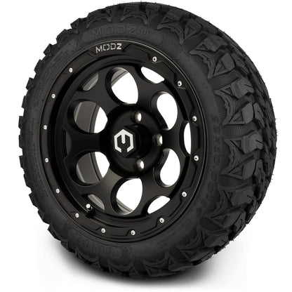 MODZ® 14" Militia Matte Black Wheels & Off-Road Tires Combo