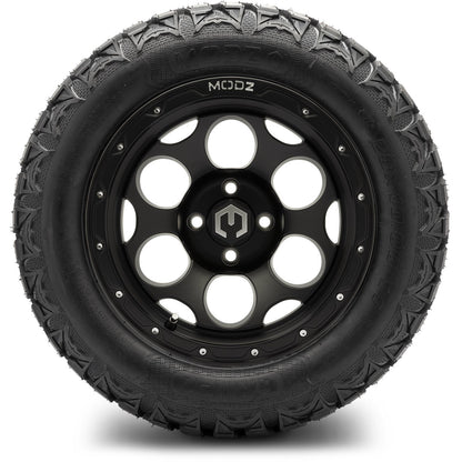 MODZ® 14" Militia Matte Black Wheels & Off-Road Tires Combo