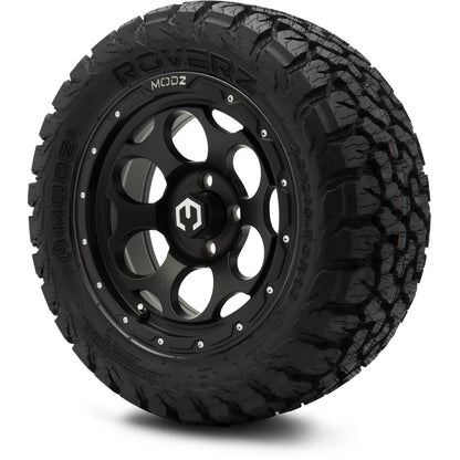 MODZ® 14" Militia Matte Black Wheels & Off-Road Tires Combo