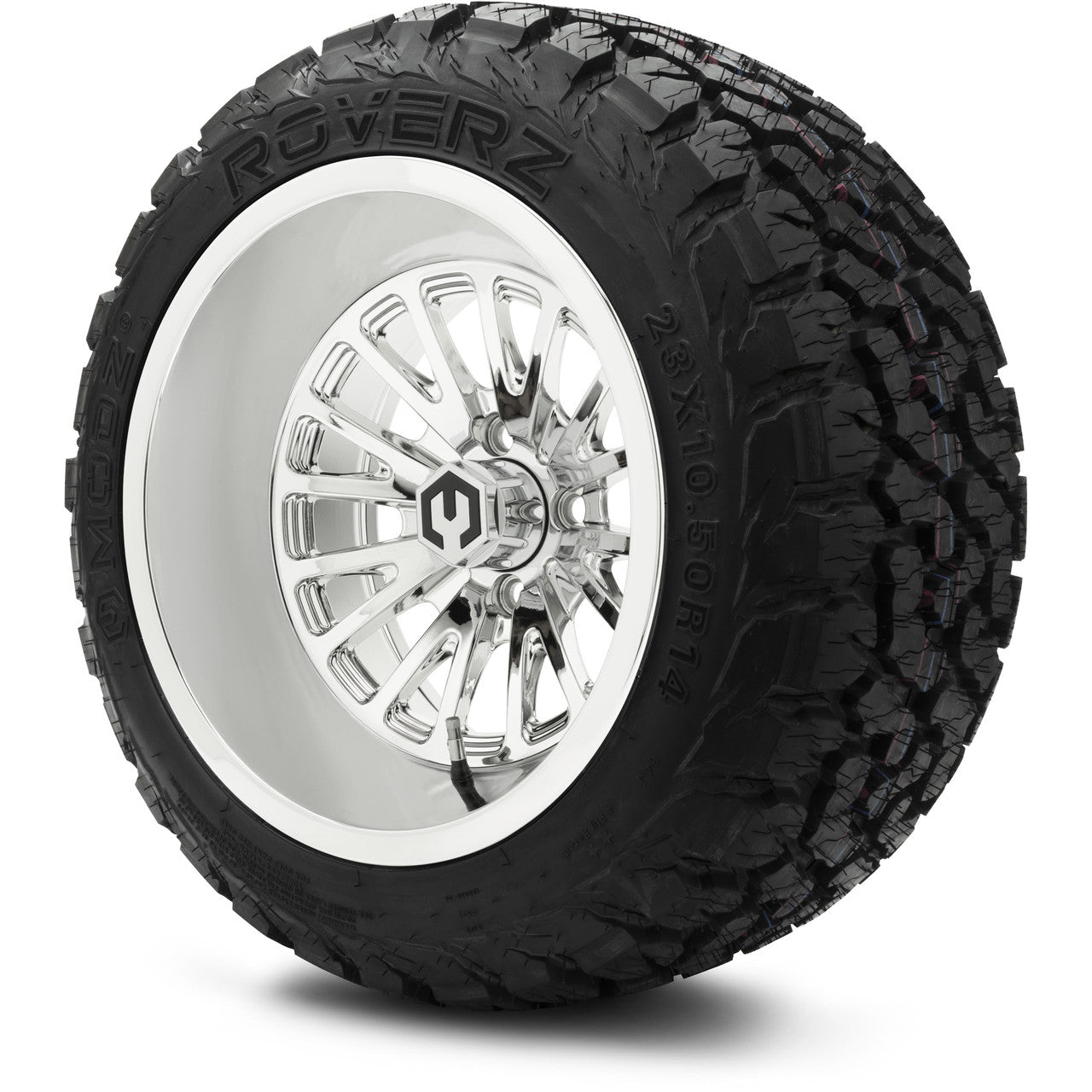 MODZ® 14" Assassin Chrome Wheels & Off-Road Tires Combo