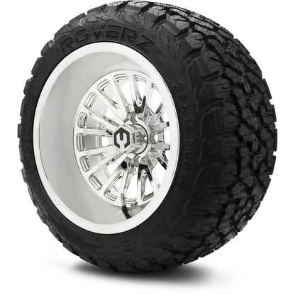 MODZ® 14" Assassin Chrome Wheels & Off-Road Tires Combo