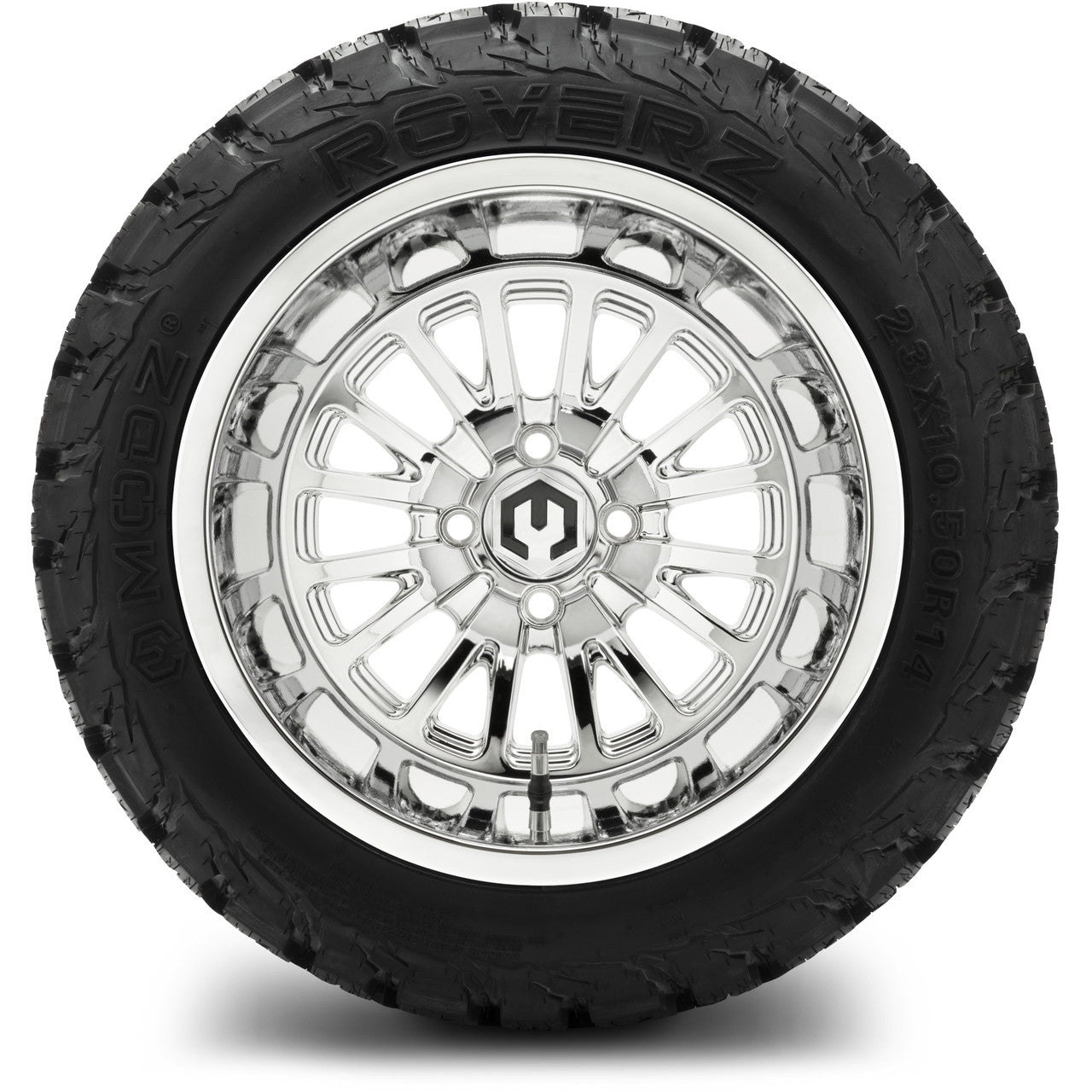 MODZ® 14" Assassin Chrome Wheels & Off-Road Tires Combo