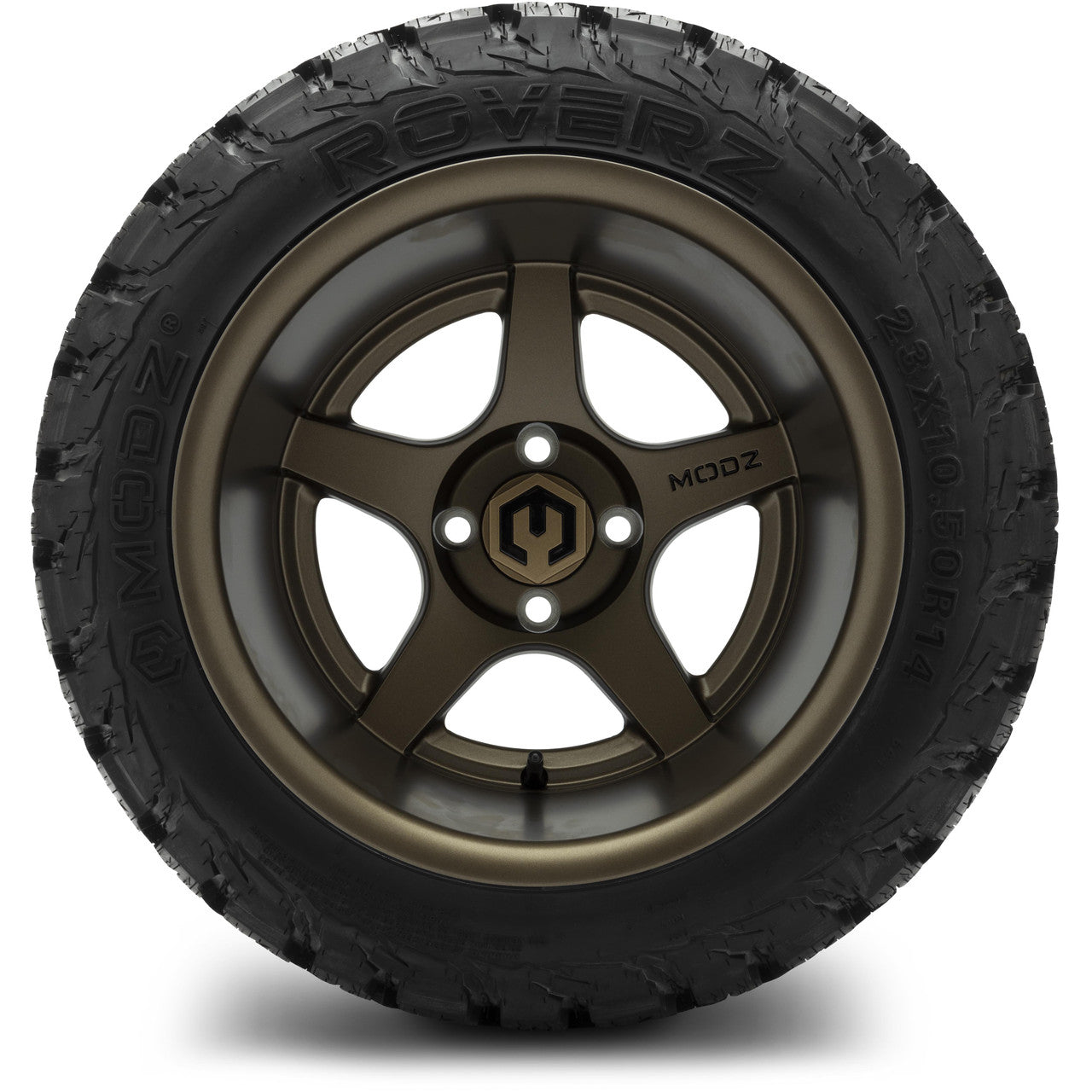 MODZ® 14" Maverick Matte Bronze Wheels & Off-Road Tires Combo