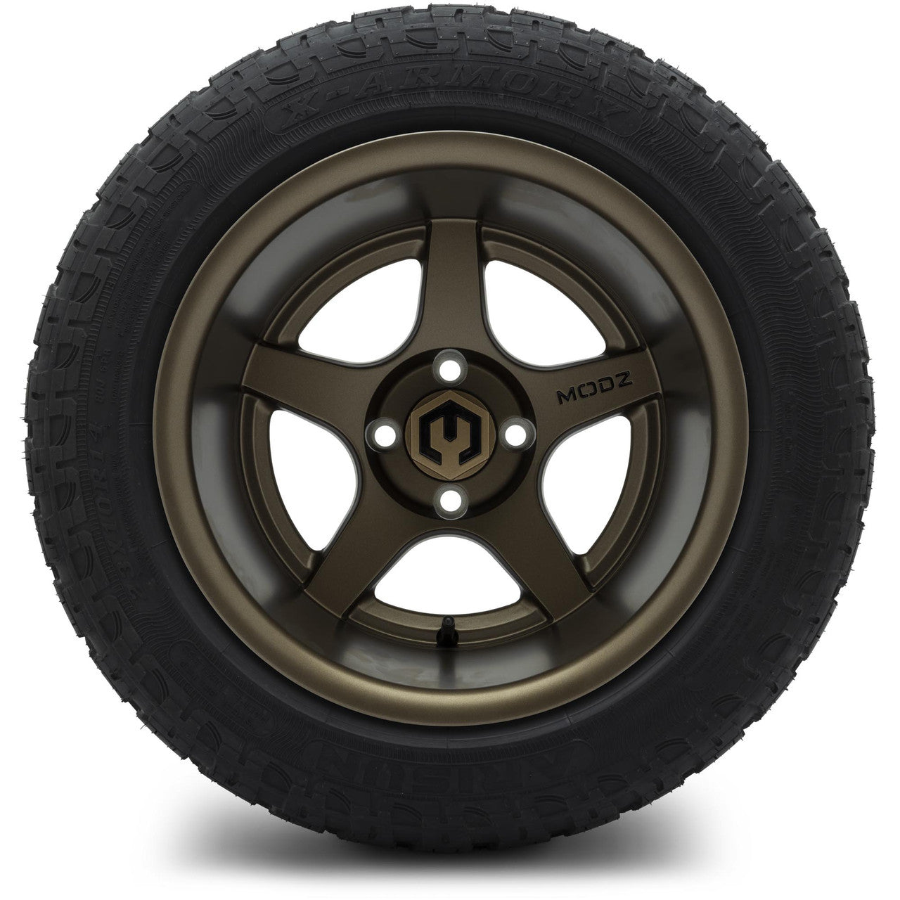 MODZ® 14" Maverick Matte Bronze Wheels & Off-Road Tires Combo