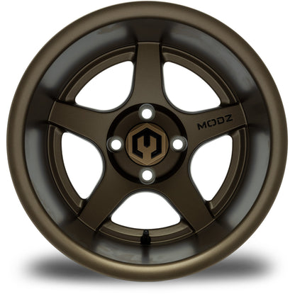 MODZ® Maverick Matte Bronze 14" Golf Cart Wheel
