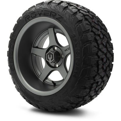 MODZ® 14" Maverick Matte Gunmetal Wheels & Off-Road Tires Combo