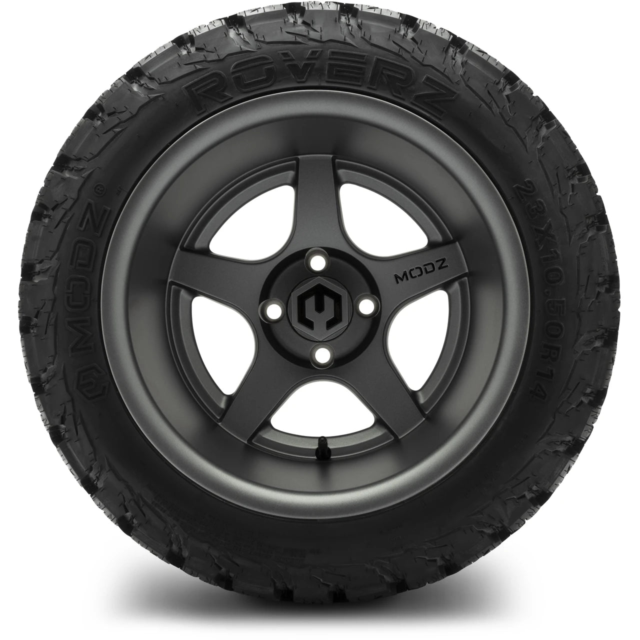 MODZ® 14" Maverick Matte Gunmetal Wheels & Off-Road Tires Combo