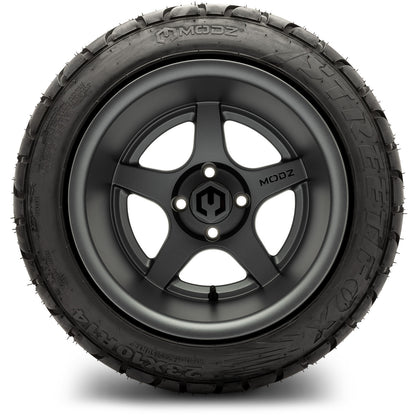 MODZ® 14" Maverick Matte Gunmetal Wheels & Street Tires Combo