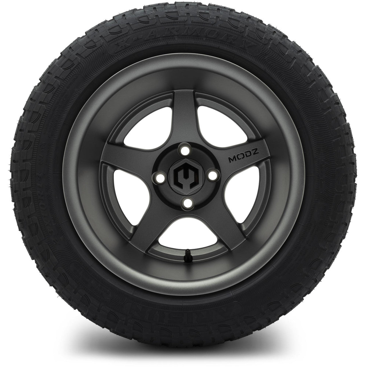 MODZ® 14" Maverick Matte Gunmetal Wheels & Off-Road Tires Combo