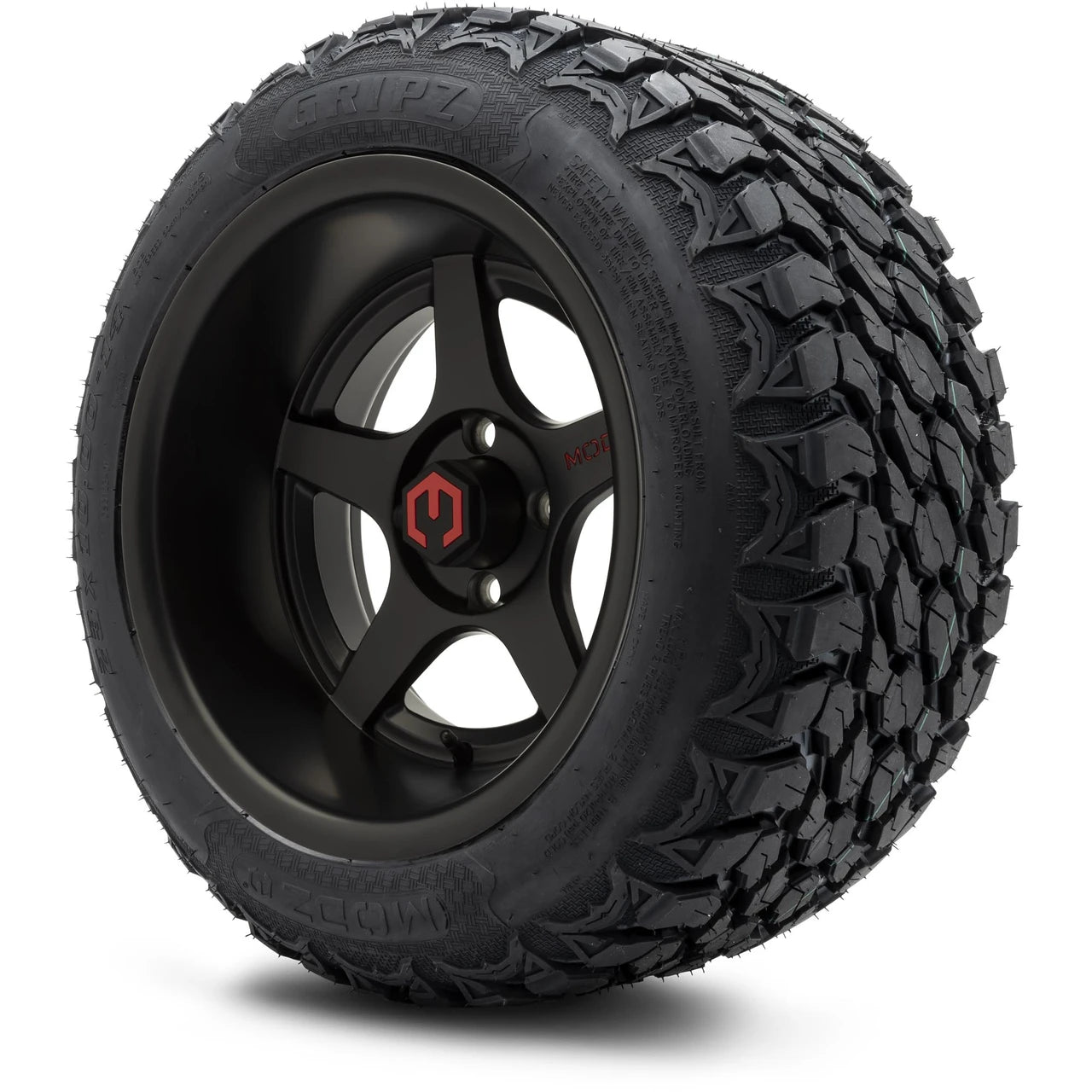 MODZ® 14" Maverick Matte Black Wheels & Off-Road Tires Combo