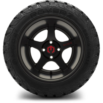 MODZ® 14" Maverick Matte Black Wheels & Off-Road Tires Combo