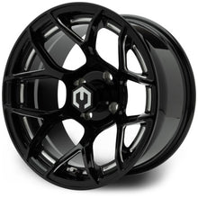 MODZ® Renegade Glossy Black with Ball Mill 14" Golf Cart Wheel
