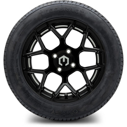 MODZ® 14" Renegade Glossy Black with Ball Mill Wheels & Street Tires Combo