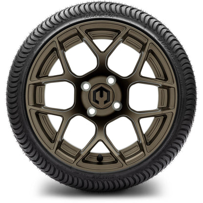 MODZ® 14" Renegade Matte Bronze Wheels & Street Tires Combo