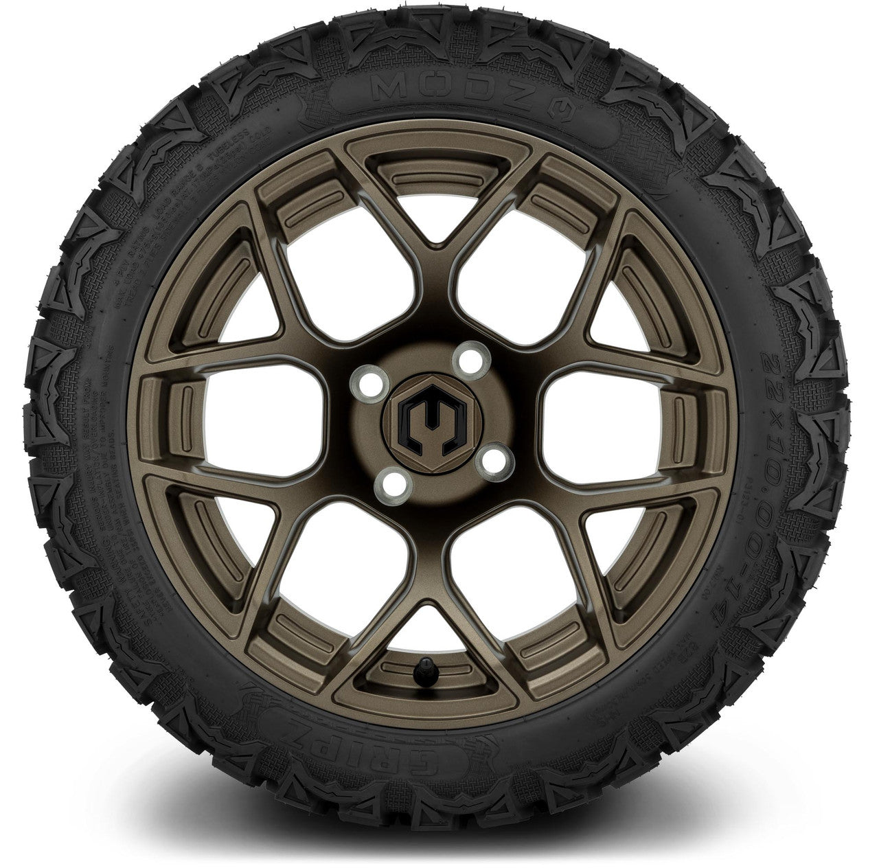 MODZ® 14" Renegade Matte Bronze Wheels & Off-Road Tires Combo
