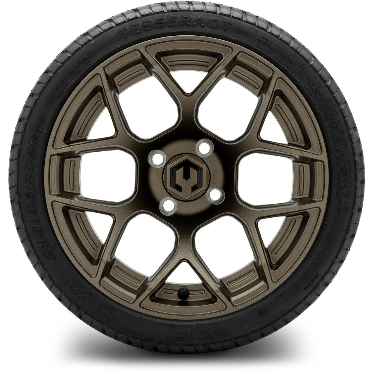 MODZ® 14" Renegade Matte Bronze Wheels & Street Tires Combo