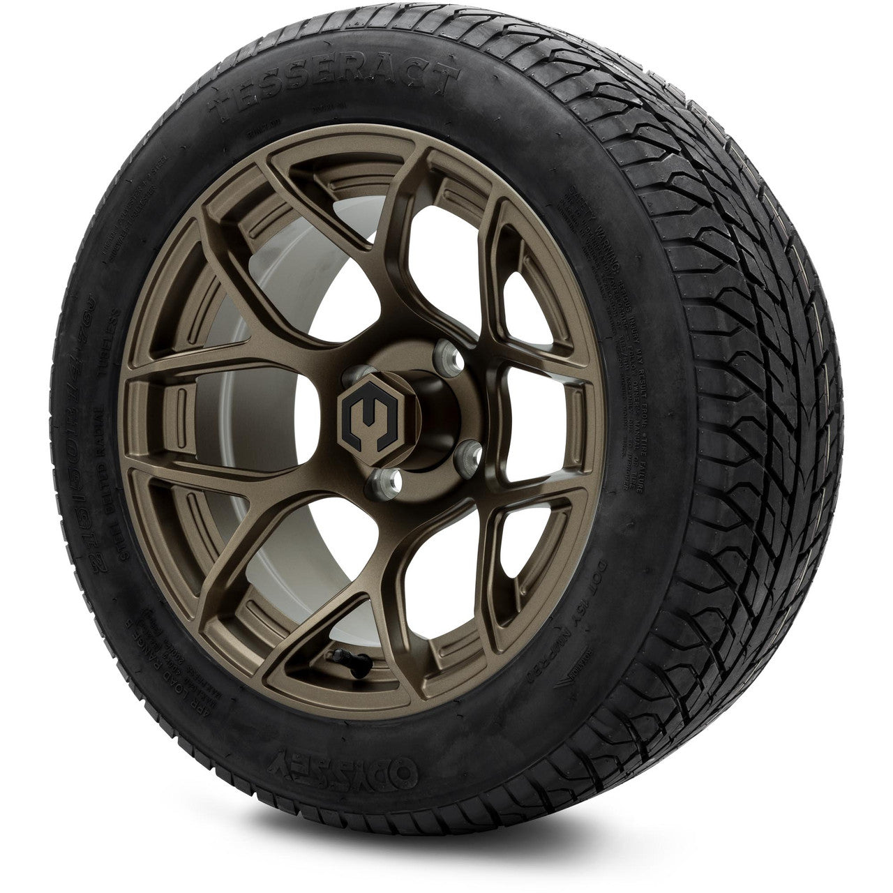 MODZ® 14" Renegade Matte Bronze Wheels & Street Tires Combo