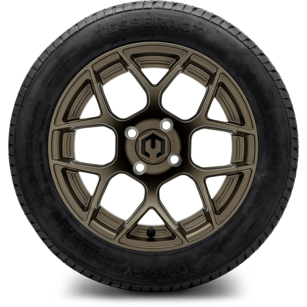 MODZ® 14" Renegade Matte Bronze Wheels & Street Tires Combo