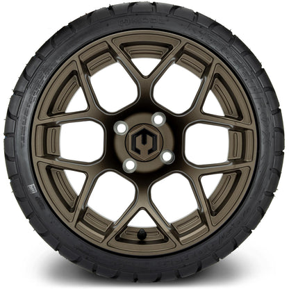 MODZ® 14" Renegade Matte Bronze Wheels & Street Tires Combo