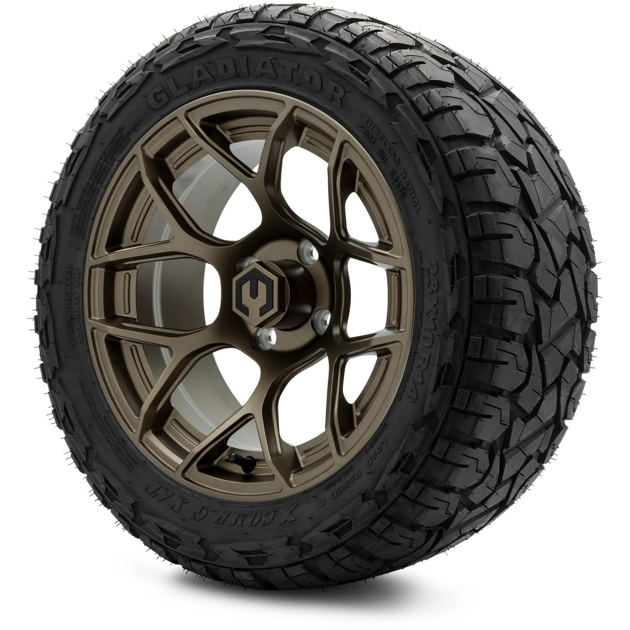MODZ® 14" Renegade Matte Bronze Wheels & Off-Road Tires Combo