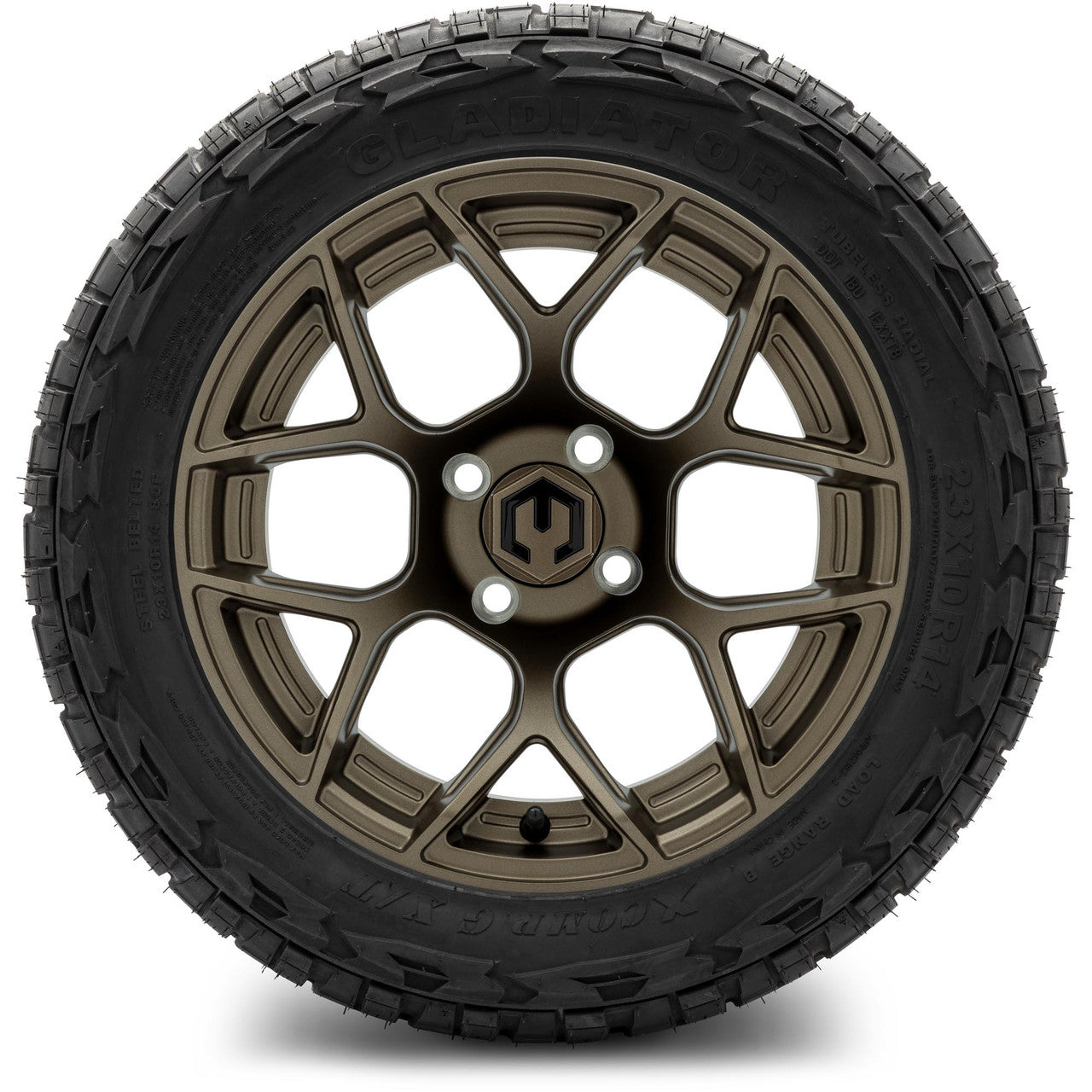 MODZ® 14" Renegade Matte Bronze Wheels & Off-Road Tires Combo