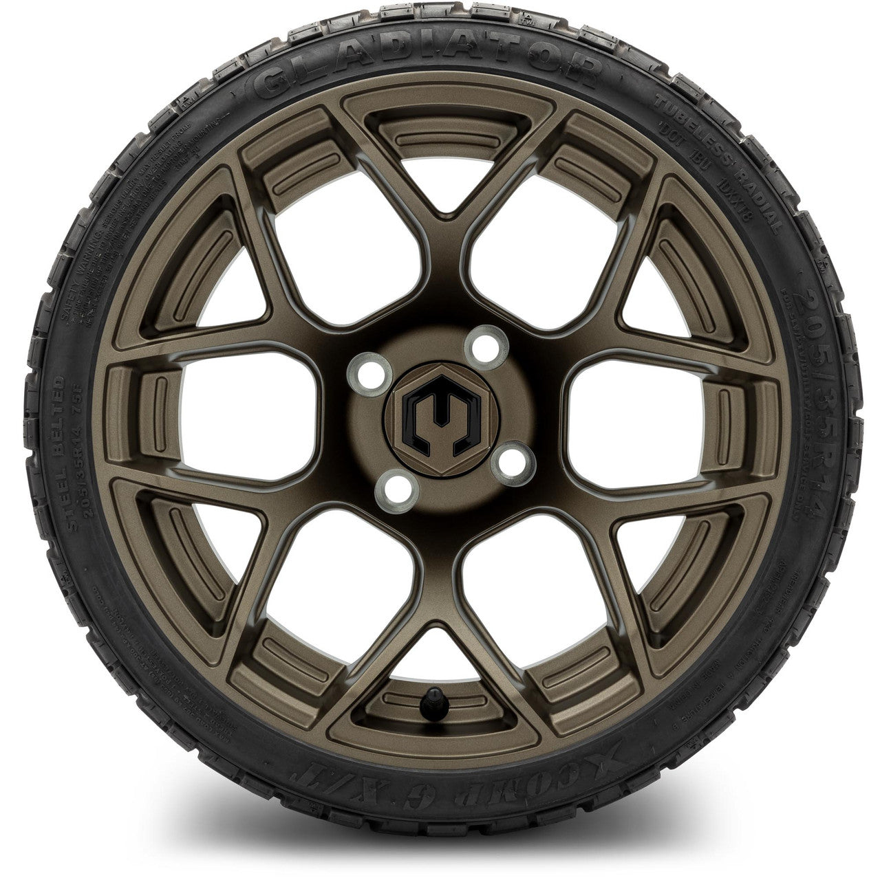 MODZ® 14" Renegade Matte Bronze Wheels & Off-Road Tires Combo
