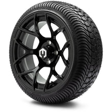 MODZ® 14" Renegade Glossy Black Wheels & Street Tires Combo