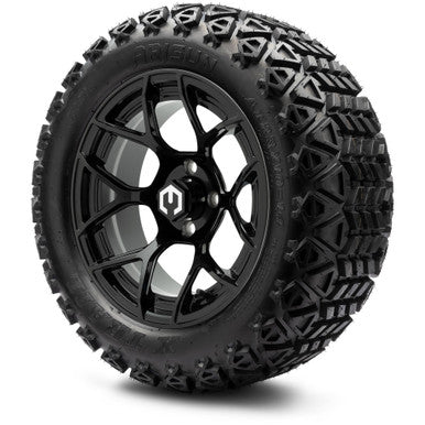 MODZ® 14" Renegade Glossy Black Wheels & Off-Road Tires Combo