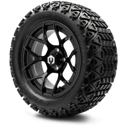 MODZ® 14" Renegade Glossy Black Wheels & Off-Road Tires Combo