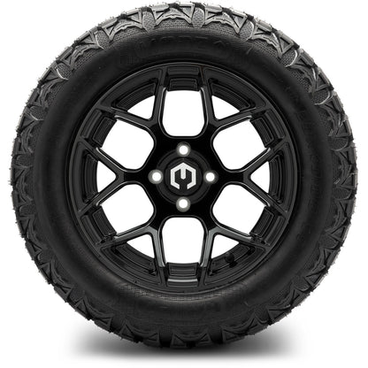 MODZ® 14" Renegade Glossy Black Wheels & Off-Road Tires Combo