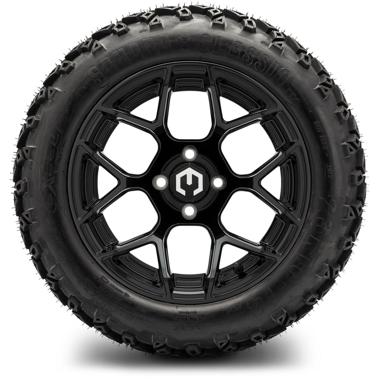 MODZ® 14" Renegade Glossy Black Wheels & Off-Road Tires Combo